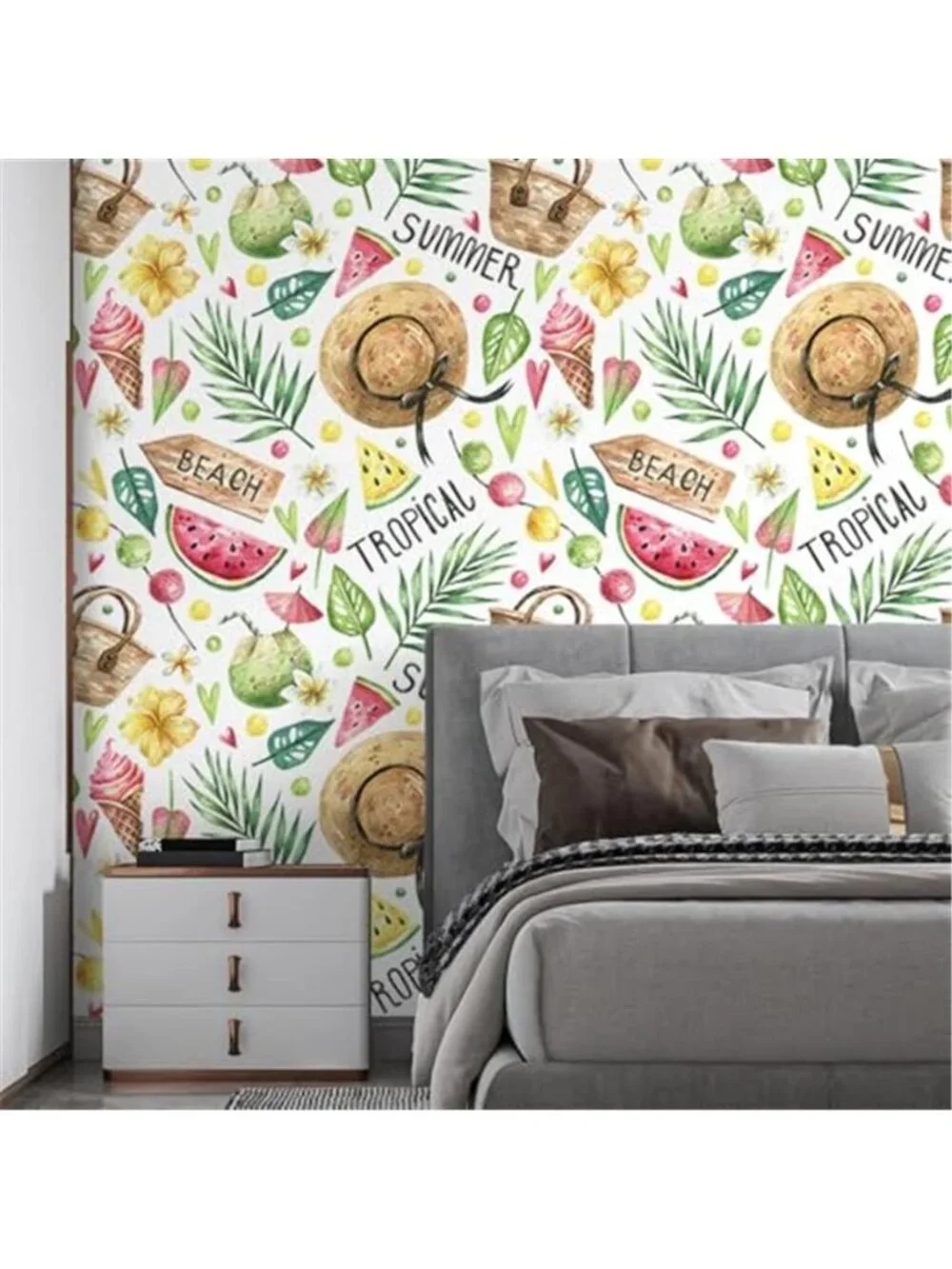 Summer Wallpaper Peel and Stick Wallpaper Vinyl Wallpaper